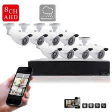 AHD CCTV 8 Channel camera system Full Kit security cameras with internet phone viewing