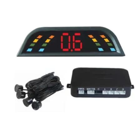 Car Reverse Parking Radar 4 Sensor Security System Sound Buzzer Alert Alarm for Camera Car Monitor