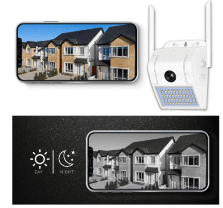 1080P WiFi IP Camera Wall Lamp