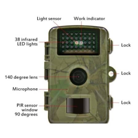 Infrared Induction, Heat Sensor and Night Vision Hunting Camera
