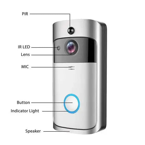 Wifi Smart Video Doorbell Security Camera - Two-Way