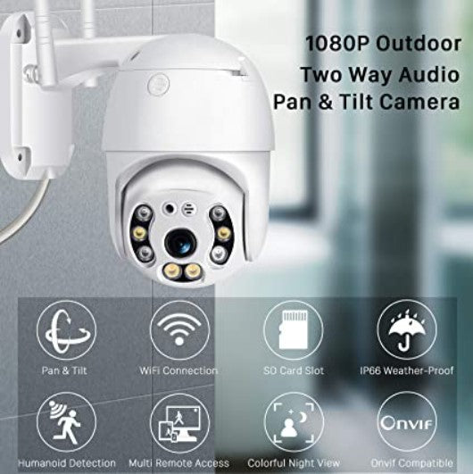 Outdoor Motorised WiFi Smart Camera