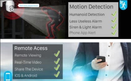 Outdoor Motorised WiFi Smart Camera