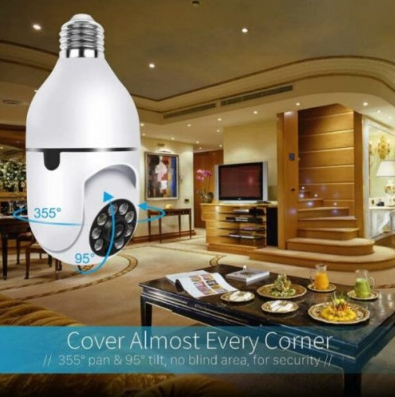 2MP E27 Bulb Security Surveillance IP Camera