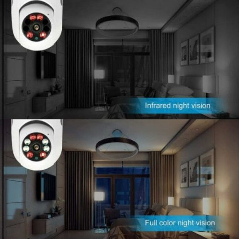 2MP E27 Bulb Security Surveillance IP Camera